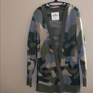 Camo Cardigan